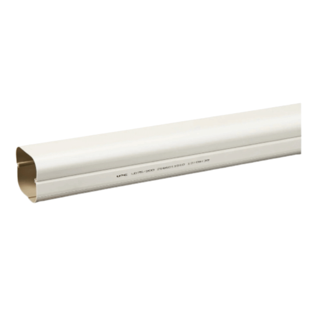 อุปกรณ์รางครอบท่อรางแอร์ UD-75 75 มม.(1ม.) DUCT UPC UPVC DUCT LINER_0